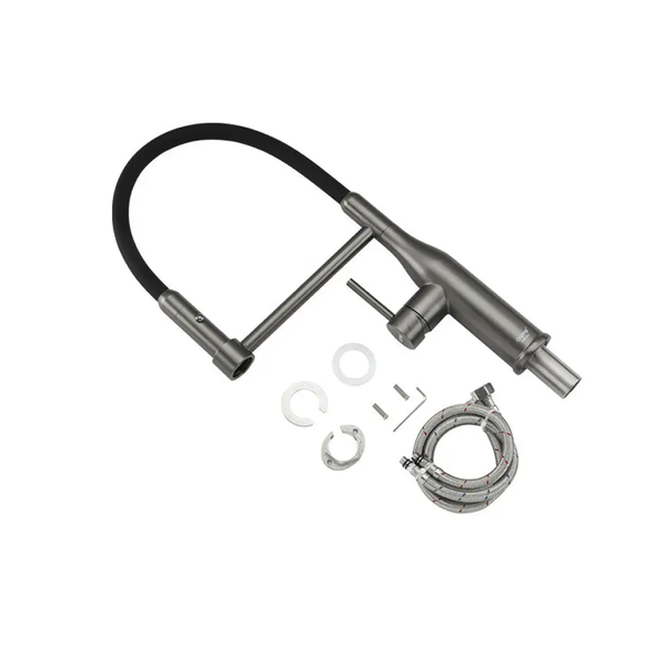 Смеситель для кухни с гибким изливом GAPPO G4398-51 Графит