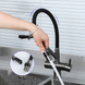 Смеситель для кухни на две воды GAPPO G4398-89 Графит