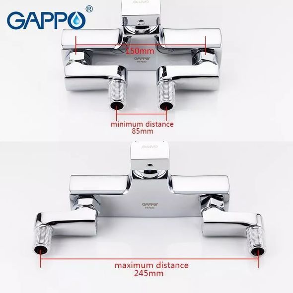 Эксцентрики Gappo G70-2 Хром