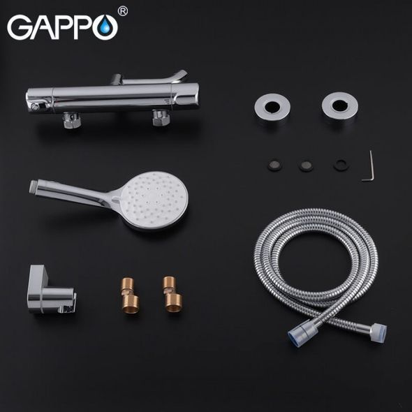 Змішувач для ванни з термостатом Gappo G3290