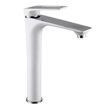 Смеситель для умывальника Frap F1052-54 Белый/Хром