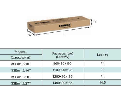 Свердловинний насос SHIMGE 3SEm 1.8/10T-0.25 (з кабелем 20м)