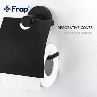 Тримач для туалетного паперу Frap F30203 Чорний