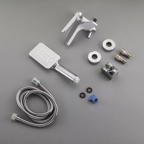 Смеситель для ванны Frap F3258 белый/хром