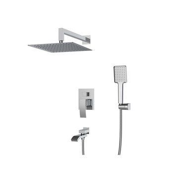 Душевая система встраиваемая KOER KB-66007-01  Хром