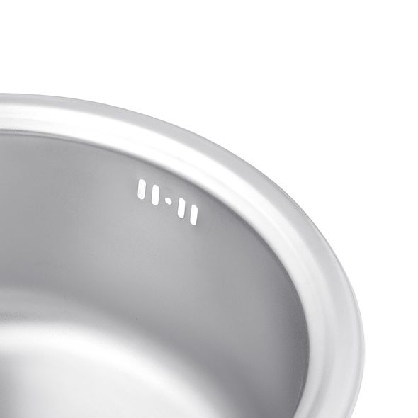 Кухонна мийка Kroner KRP Satin-4843 (0,8 мм)