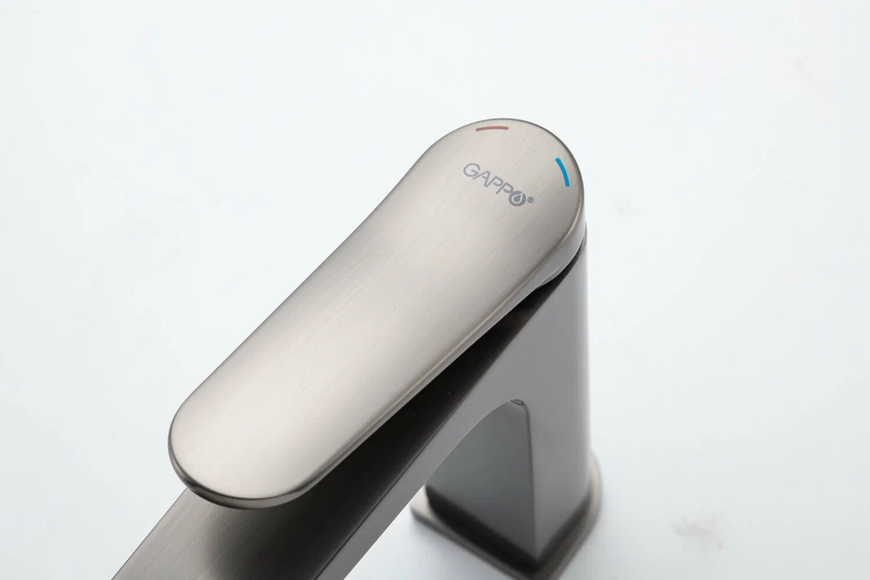 Смеситель для умывальника Gappo G1010-9 графит